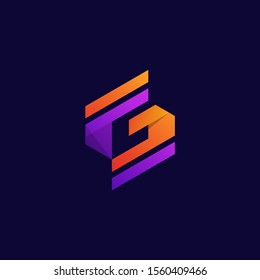 Abstract Letter G Logo Vector Template