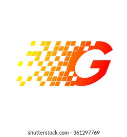 Abstract letter G logo,fast speed, moving,delivery,Digital for your Corporate identity