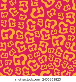 Letra Abstractas G Vector sin costura patrón	