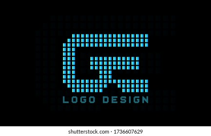 Abstract letter GE or EG logo. This logo icon incorporate with abstract shape in the creative way.
