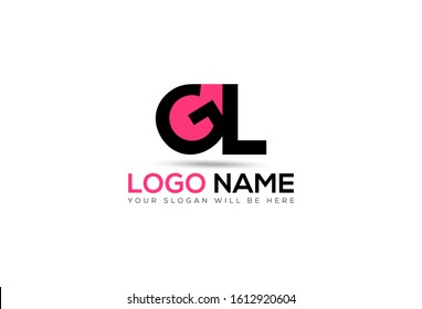 Abstract letter GL L&G logo. This logo icon incorporate with abstract shape in the creative way.