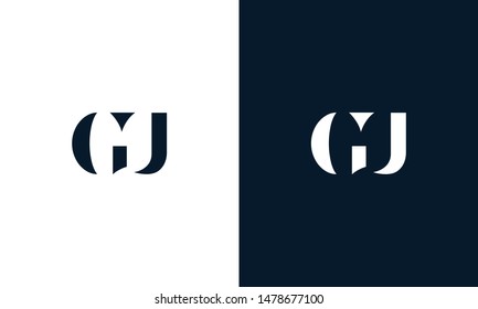 Abstract letter GU logo. This logo icon incorporate with abstract shape in the creative way.