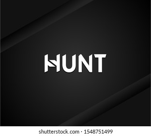 Abstract Letter H hunt  Logo. Modern template design. Vector illustration