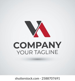 Abstract Letter H Logo Design Flat Icon Template