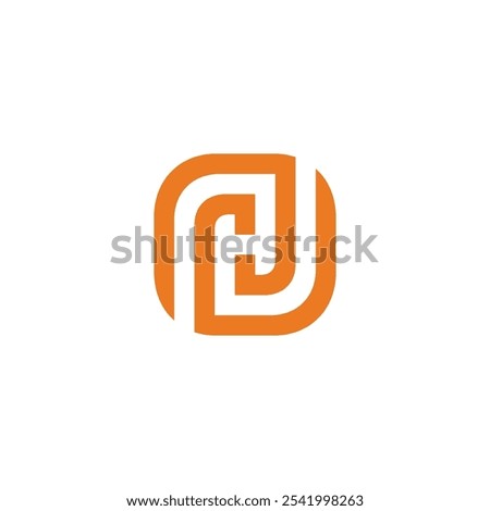 Abstract Letter H logo design vector template