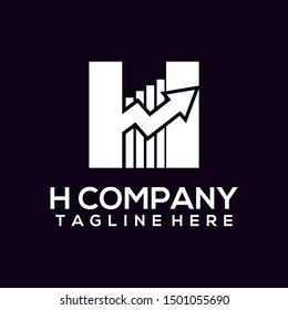 Abstract Letter H Logo Template Vector. Alphabet Logo Concept