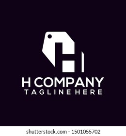 Abstract Letter H Logo Template Vector. Alphabet Logo Concept