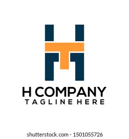 Abstract Letter H Logo Template Vector. Alphabet Logo Concept