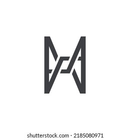 Abstract letter H logo vector