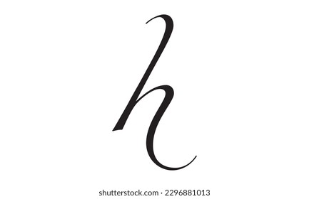 Abstrakter Buchstabe H Logo, Vektordesign