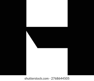 Abstract letter H logo vector design	
