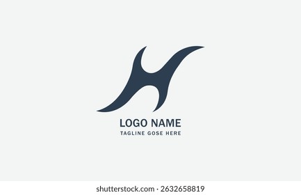 Diseños Abstractas del logotipo de la letra H