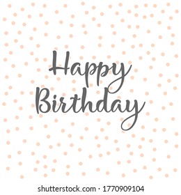Abstract letter HAPPY BIRTHDAY on the white background.Vector illustration.
