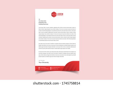 Plantillas de encabezado de letras abstractas para su proyecto empresarial, ilustración vectorial y diseño de plantillas de membrete de estilo moderno.