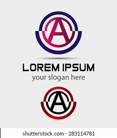 Abstract Letter a Icon
