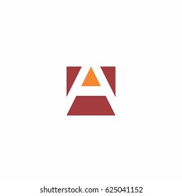 abstract letter a icon logo