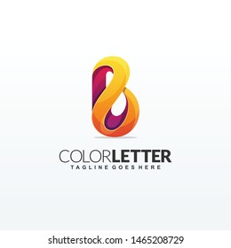 Abstract letter illustration vector template. Suitable for Creative Industry, Multimedia, entertainment, Educations, Shop, and any related business 