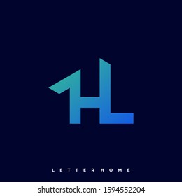 Abstract Letter Illustration Vector Template. Suitable for Creative Industry, Multimedia, entertainment, Educations, Shop, and any related business