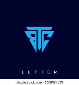Abstract Letter Illustration Vector Template. Suitable for Creative Industry, Multimedia, entertainment, Educations, Shop, and any related business