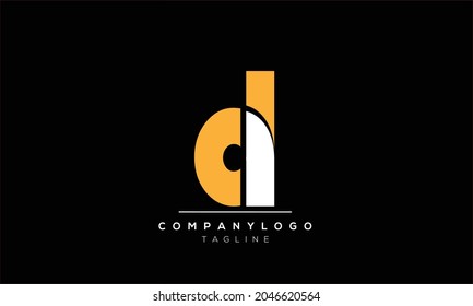 Abstract Letter Initial ad da Vector Logo Design Template.