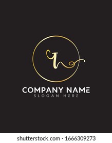 Letra abstracta I Monograma de belleza inicial y diseño elegante de logotipo, logo de escritura a mano con firma inicial, fotografía, boda, moda, floral y botánica con diseño de plantilla creativa