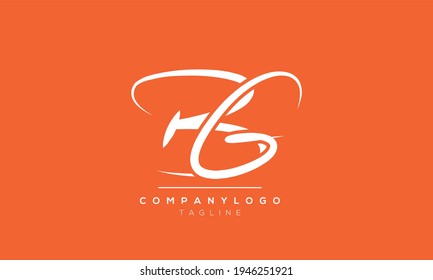Abstract Letter Initial BG GB Vector Logo Design Template