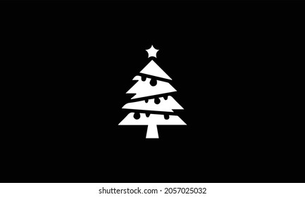 
Abstrakter Brief - Ursprünglicher Weihnachtsbaum - Vectorlogo - Design-Vorlage