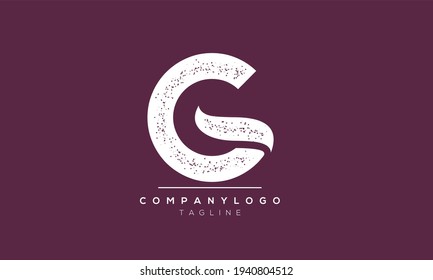 Abstract Letter Initial G Vector Logo Design Template