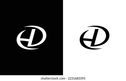 Descripción del diseño del logotipo del vector HD inicial