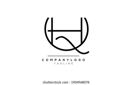 Abstract Letter Initial HQ Vector Logo Design Template