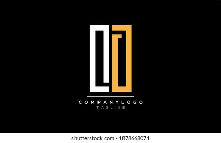 Letra abstracta plantilla de diseño del logotipo del vector QG inicial,GQ