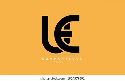 Carta resumen Plantilla inicial UE UE E U Diseño de logotipo de vectores