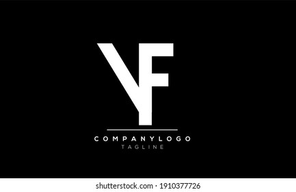 Descripción de la plantilla de diseño del logotipo YF inicial o del vector FY