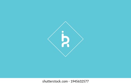 Abstract letter IR logo. This logo icon incorporate with abstract shape in the creative way.