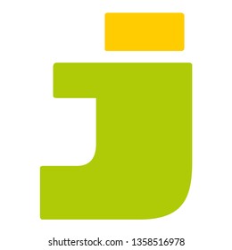 Abstract Letter J Icon