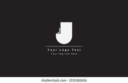 Abstract letter J logo design. Creative,Premium Minimal emblem design template. Graphic Alphabet Symbol for Corporate
Business Identity. Initial JJ vector element