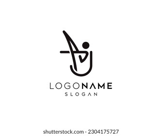 Abstract letter J logo design, luxury style letter logo, text J icon with joyful icon design
