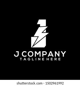 Abstract Letter J Logo Template Vector. Alphabet Logo Concept
