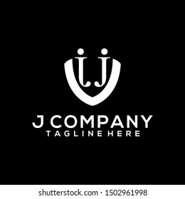 Abstract Letter J Logo Template Vector. Alphabet Logo Concept