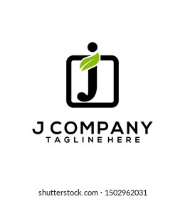 Abstract Letter J Logo Template Vector. Alphabet Logo Concept