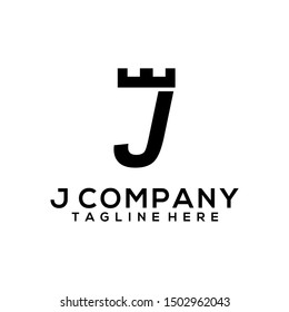 Abstract Letter J Logo Template Vector. Alphabet Logo Concept