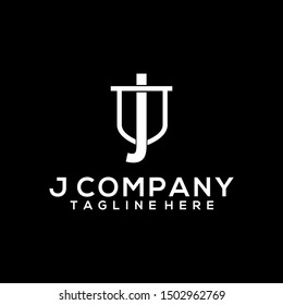 Abstract Letter J Logo Template Vector. Alphabet Logo Concept