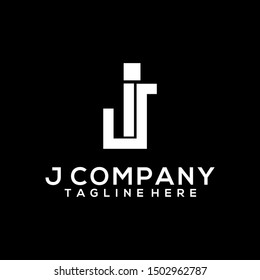 Abstract Letter J Logo Template Vector. Alphabet Logo Concept