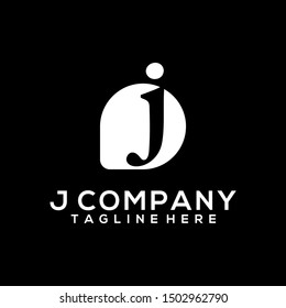 Abstract Letter J Logo Template Vector. Alphabet Logo Concept