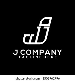 Abstract Letter J Logo Template Vector. Alphabet Logo Concept