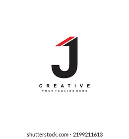 Abstract Letter J Logo. Letter J Logo Template Design. Letter J Icon. Suitable For Company Logos, Business Logos, Sports Logos, Technology, Product Marketing, Etc.