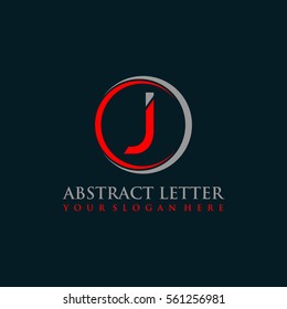 Abstract Letter J Logo Template. Vector Illustrator Eps.10
