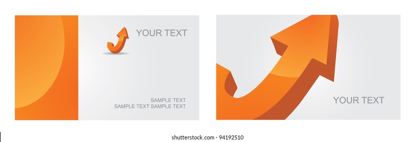 Abstract Letter J Symbol Icon Business Card Set EPS 8 vector, grouped for easy editing. No open shapes or paths.