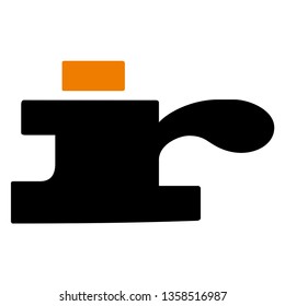 Abstract letter JR icon