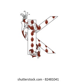 abstract letter K